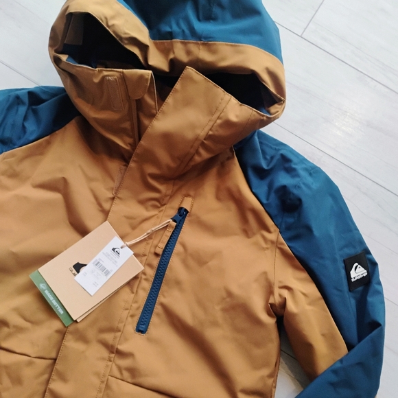 QUIKSILVER NEW Boys Mission Block Technical Snow Jacket - Picture 3 of 15
